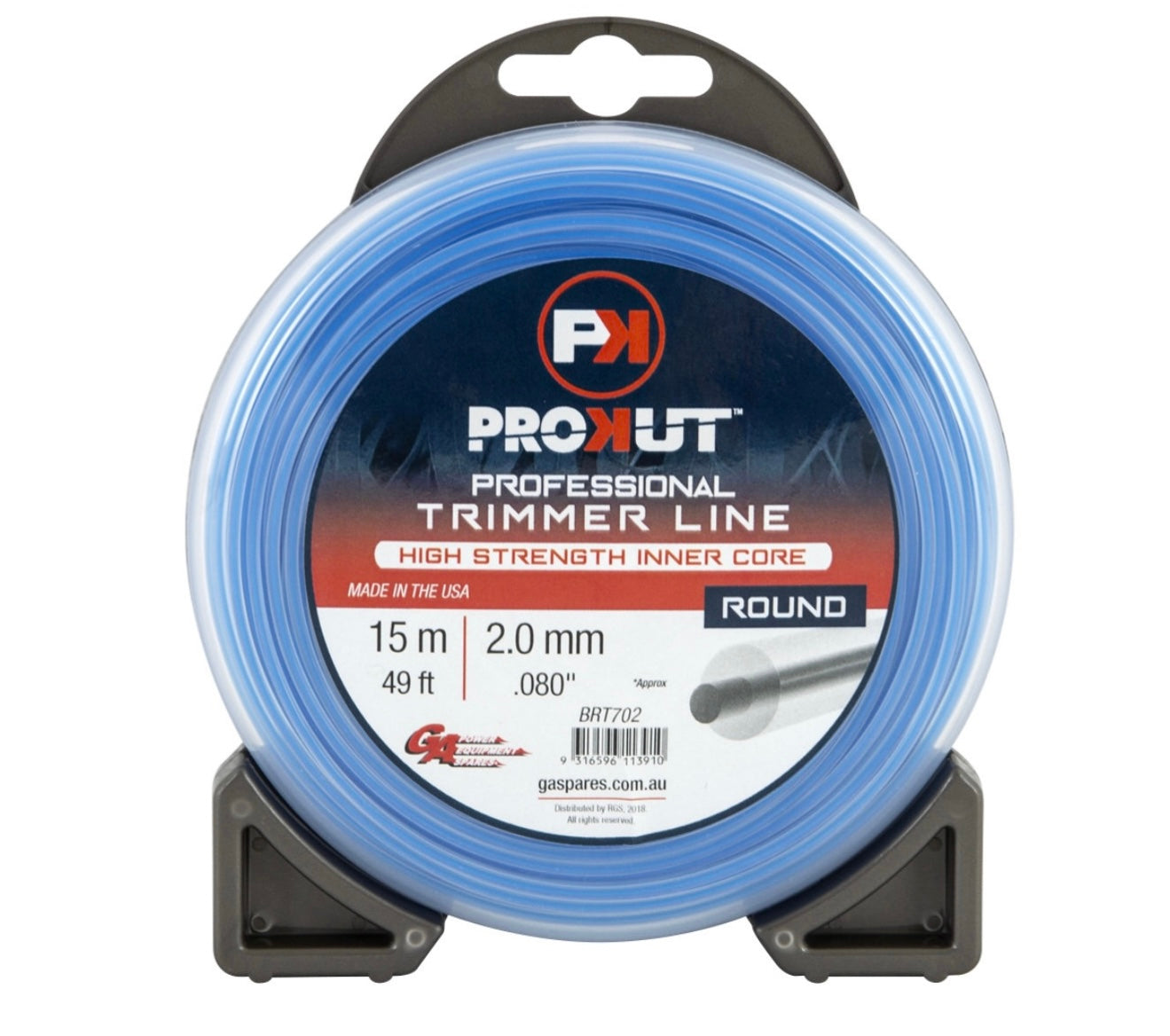 GA PROKUT™, Round Blue Core Trimmer Line 2.00 mm (.080") x 15 metres (49 ft)